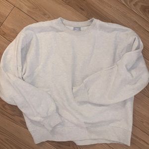 TNA Aritzia CozyAF boyfriend crewneck